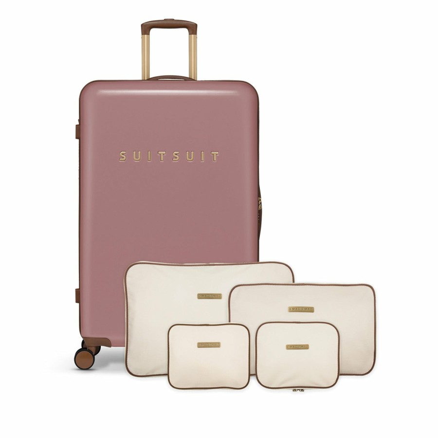 SUITSUIT Fab Seventies - Old Rose - Perfect Packing Set (76 Cm) Travel Sets