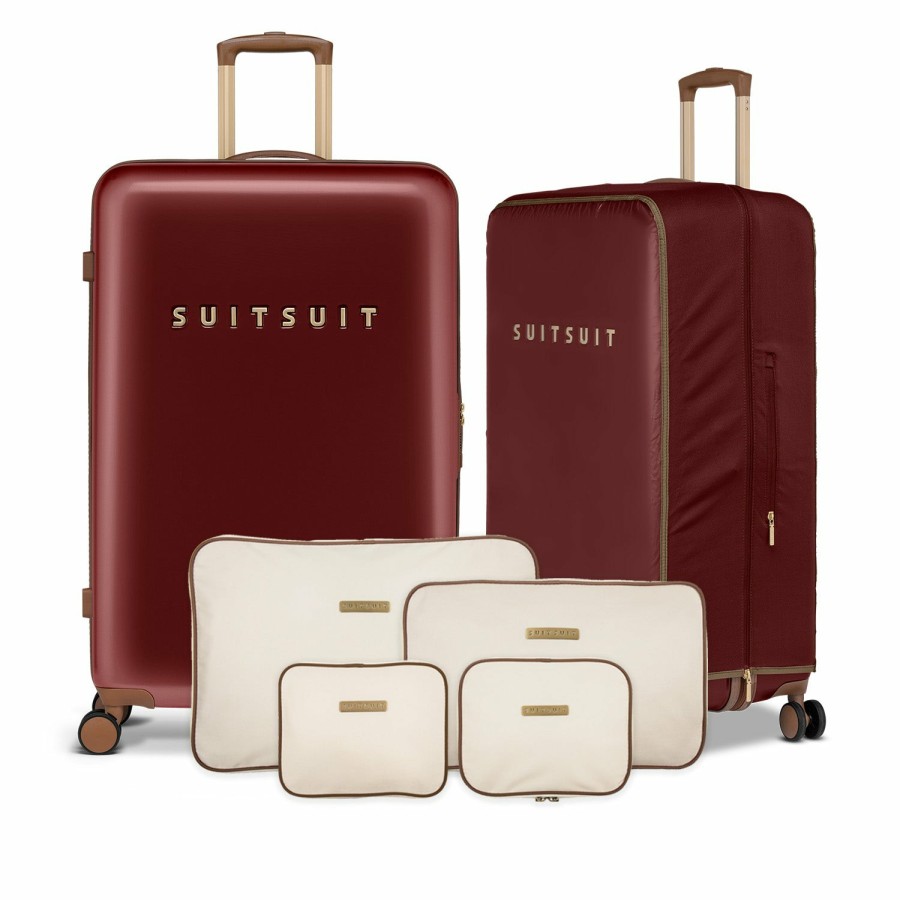 SUITSUIT Fab Seventies Classic - Biking Red - Full Package Set (76 Cm) Travel Sets