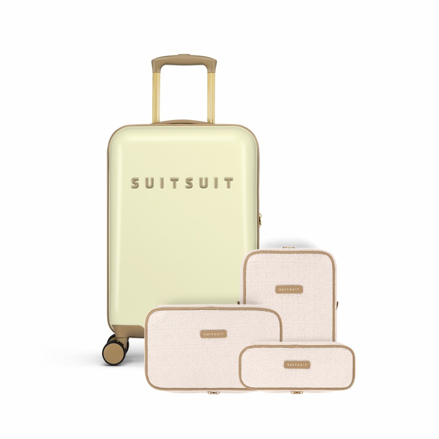 SUITSUIT Fusion - Dusty Yellow - Perfect Packing Set (55 Cm) Travel Sets