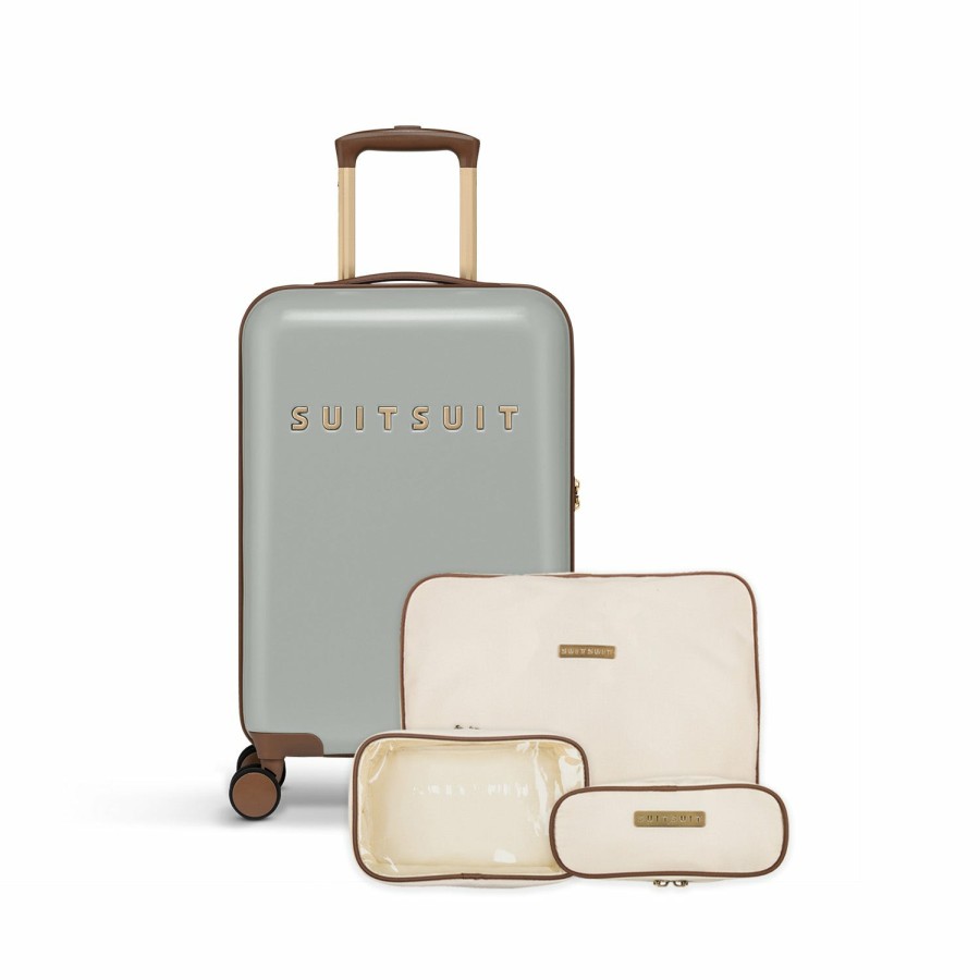 SUITSUIT Fab Seventies - Limestone - Perfect Packing Set (55 Cm) Travel Sets