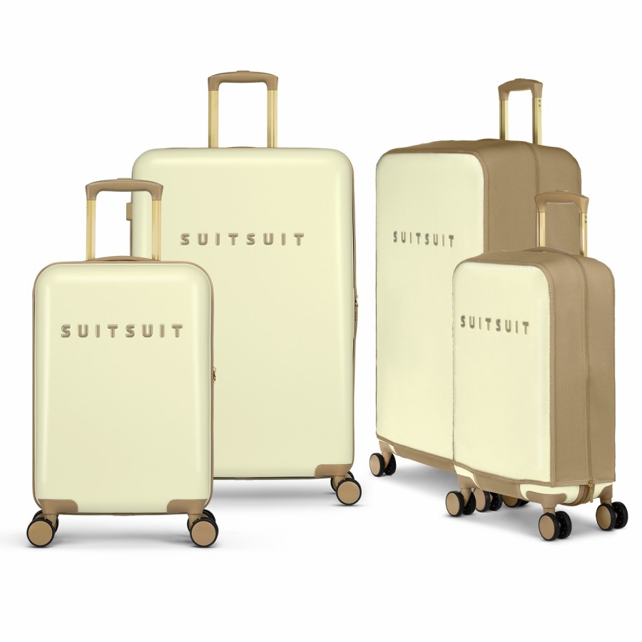 SUITSUIT Fusion - Dusty Yellow - Safe Travels Set (55/76 Cm) Travel Sets