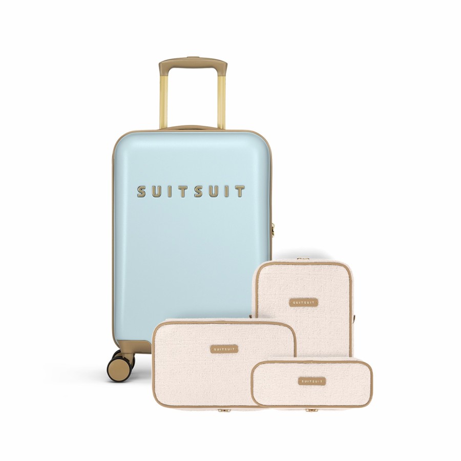 SUITSUIT Fusion - Powder Blue - Perfect Packing Set (55 Cm) Travel Sets