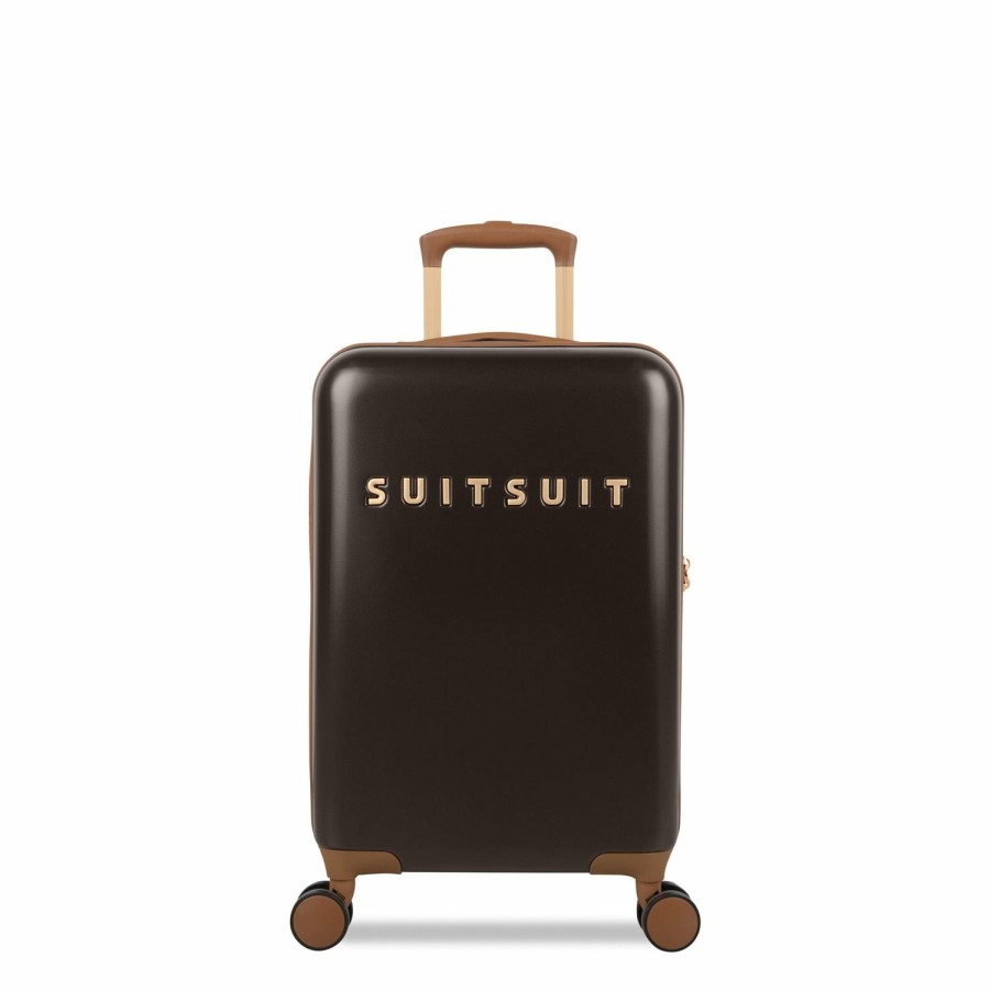 SUITSUIT Fab Seventies Classic - Espresso Black - Handbagage (55 Cm) Fab Seventies Classic