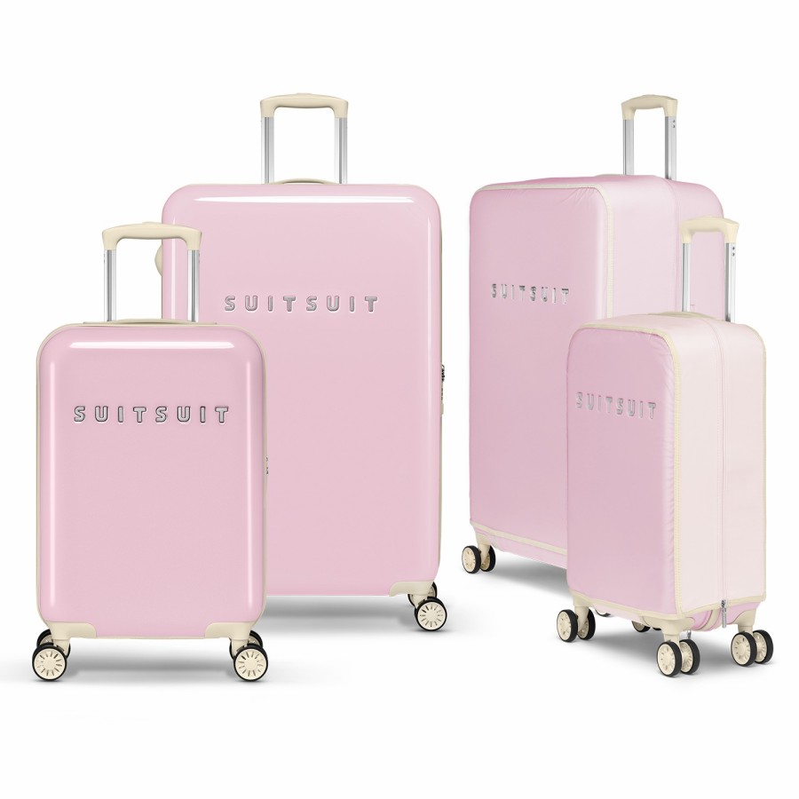 SUITSUIT Fabulous Fifties - Pink Dust - Safe Travels Set (55/76 Cm) Travel Sets