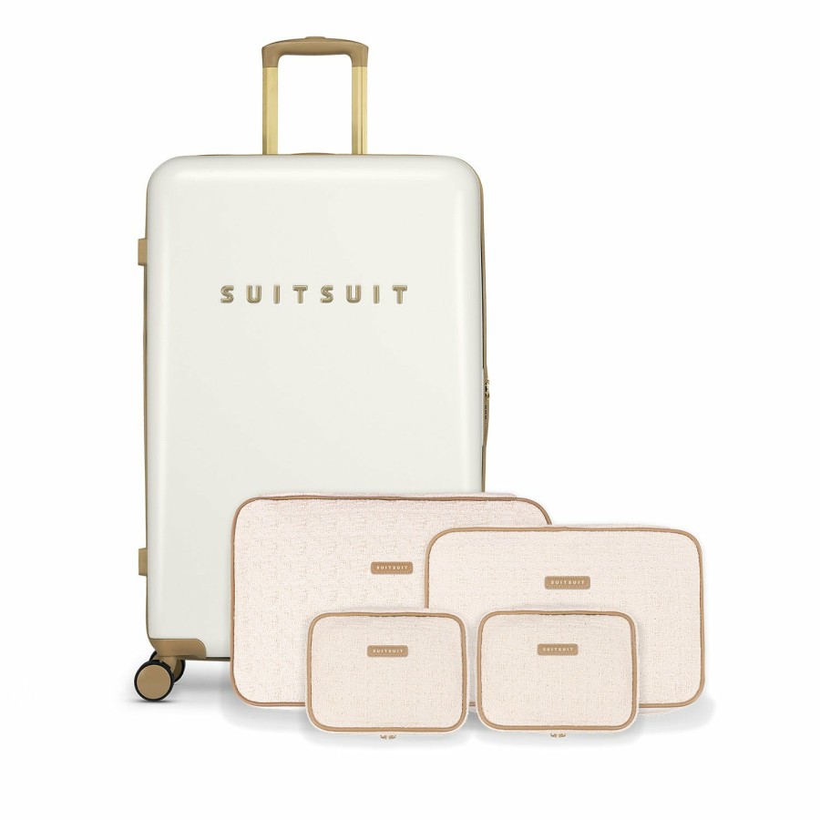 SUITSUIT Fusion - White Swan - Perfect Packing Set (76 Cm) Travel Sets