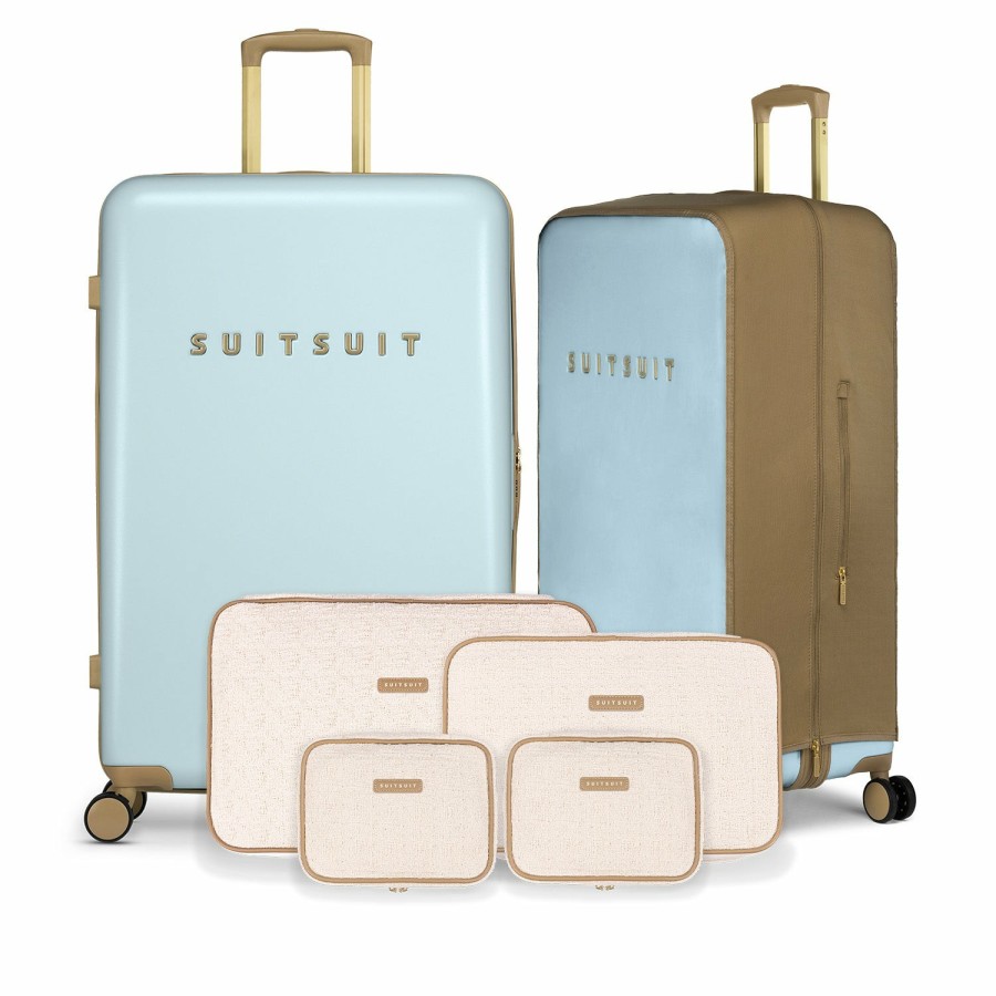 SUITSUIT Fusion - Powder Blue - Full Package Set (76 Cm) Travel Sets