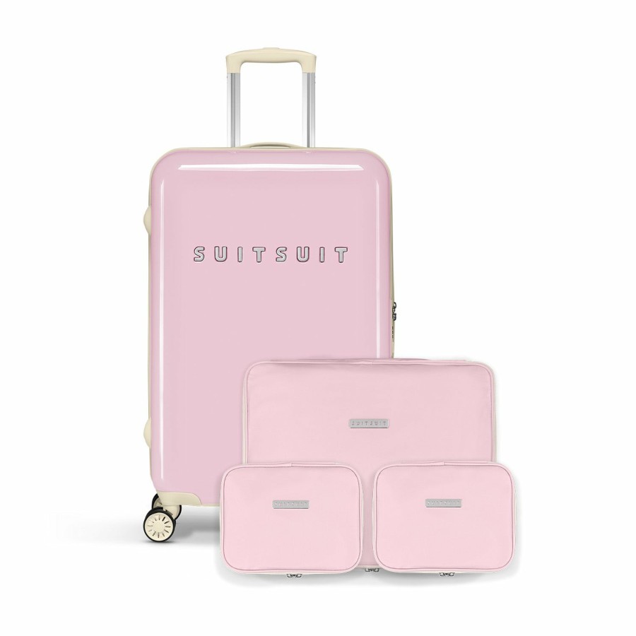 SUITSUIT Fabulous Fifties - Pink Dust - Perfect Packing Set (66 Cm) Travel Sets