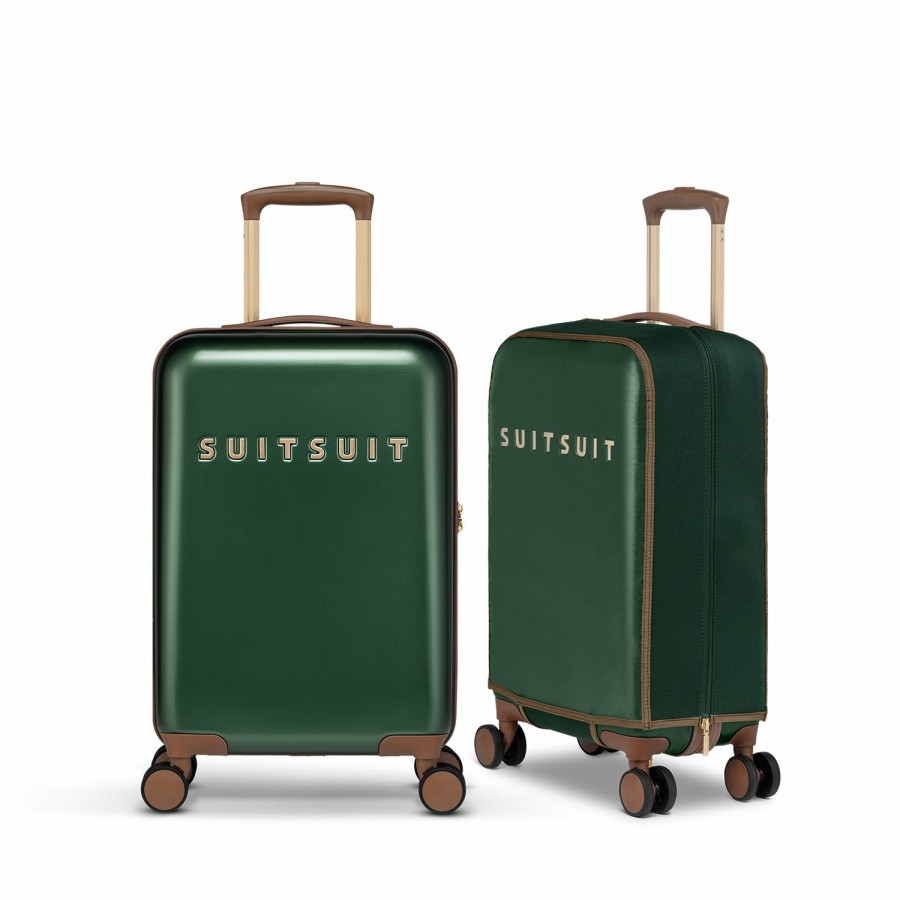 SUITSUIT Fab Seventies Classic - Beetle Green - Safe Travels Set (55 Cm) Travel Sets