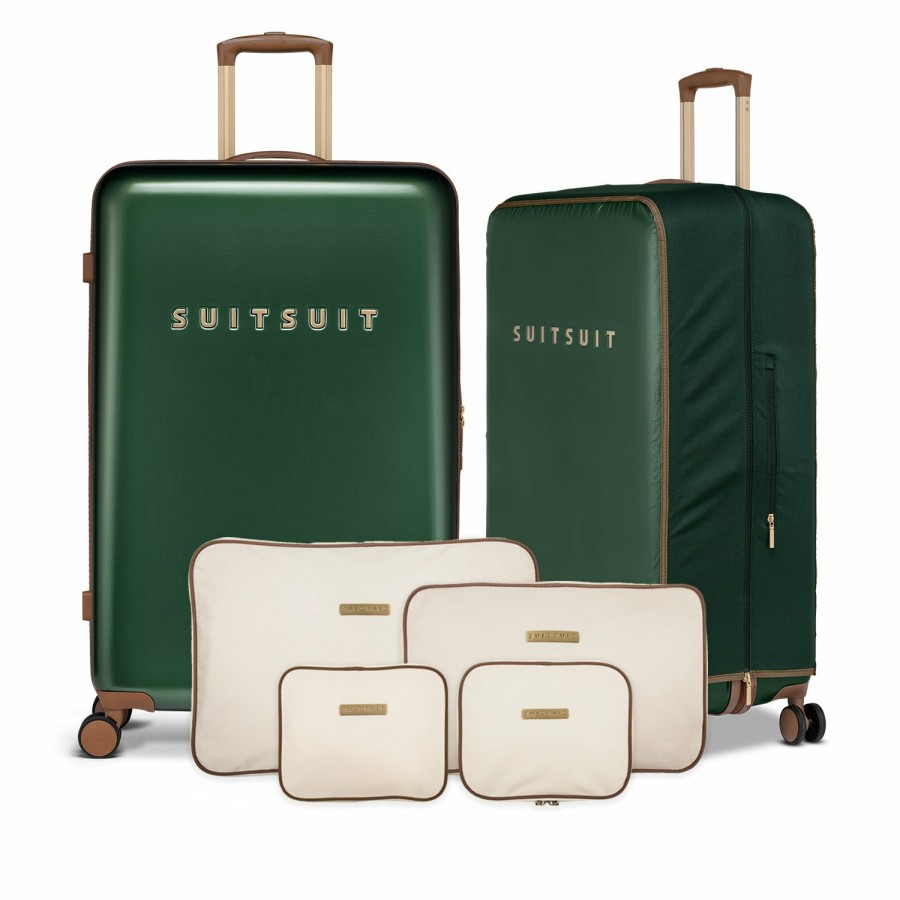 SUITSUIT Fab Seventies Classic - Beetle Green - Full Package Set (76 Cm) Travel Sets