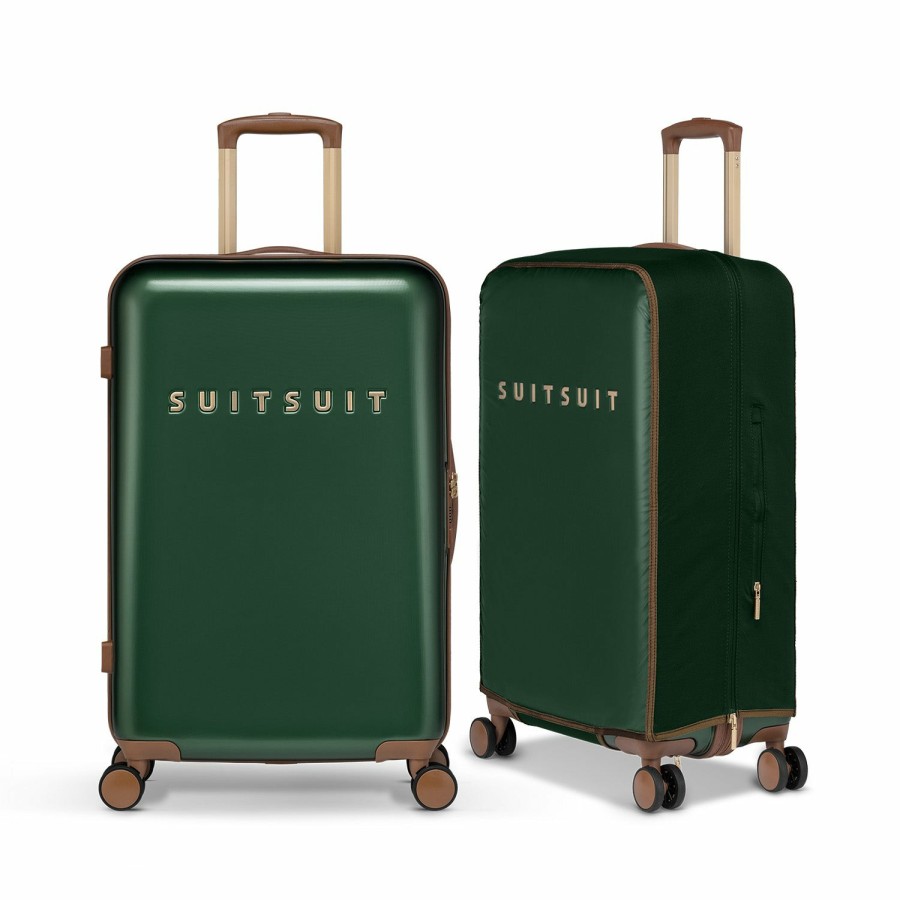 SUITSUIT Fab Seventies Classic - Beetle Green - Safe Travels Set (66 Cm) Travel Sets