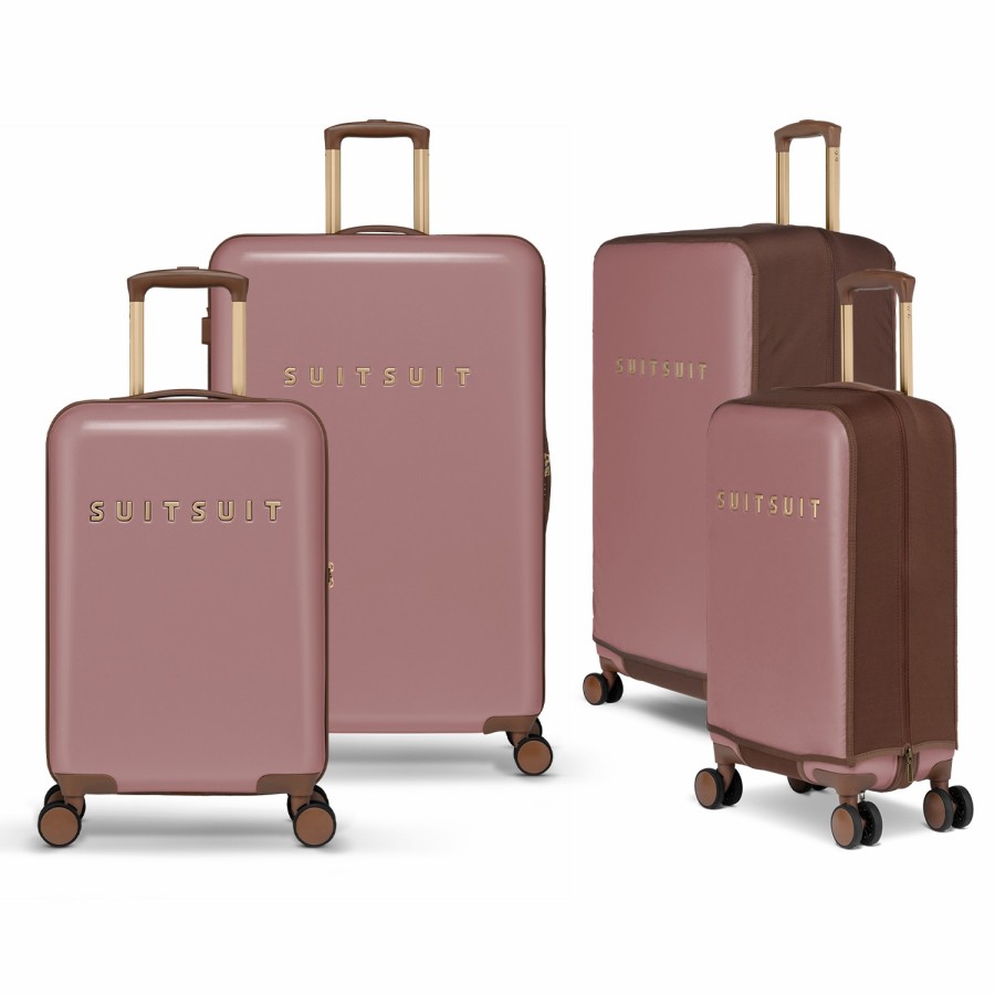 SUITSUIT Fab Seventies - Old Rose - Safe Travels Set (55/76 Cm) Travel Sets