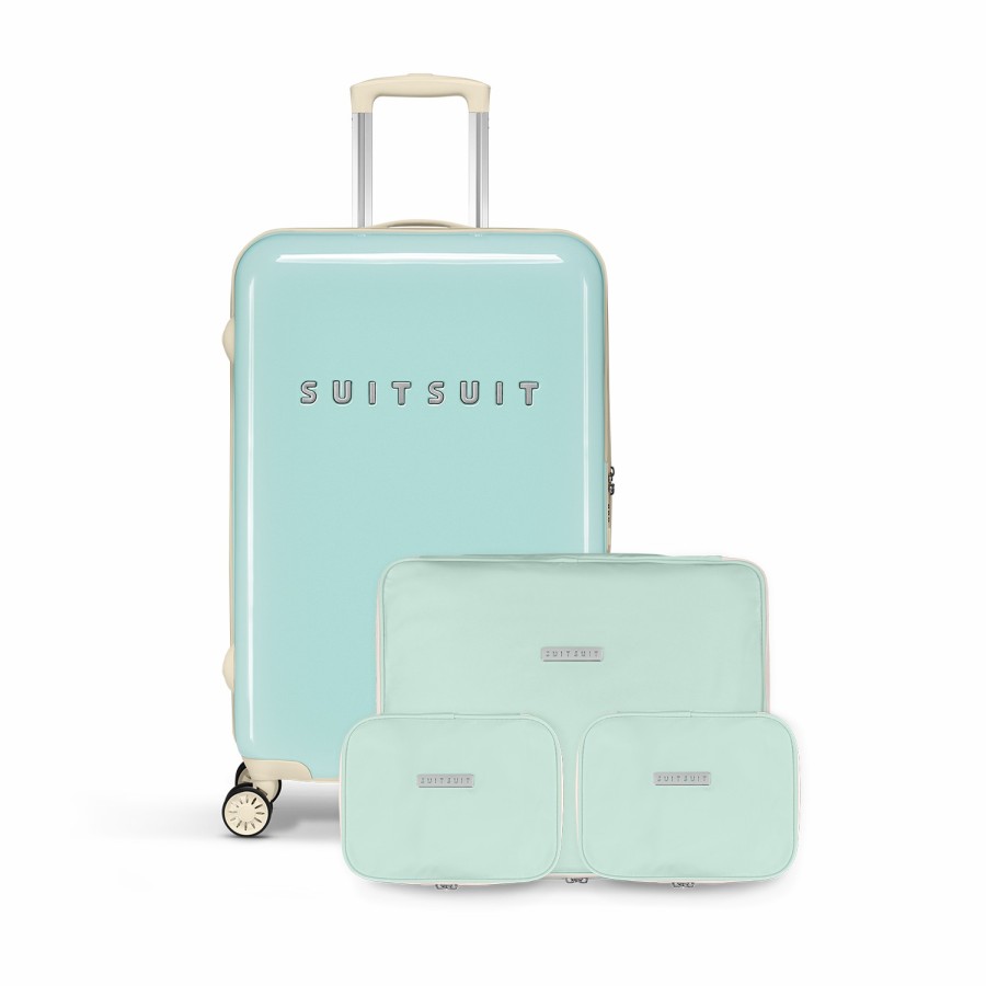 SUITSUIT Fabulous Fifties - Luminous Mint - Perfect Packing Set (66 Cm) Travel Sets