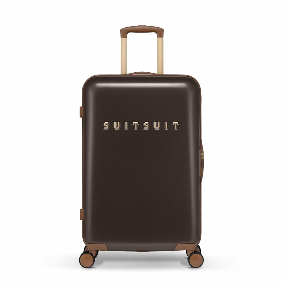 SUITSUIT Fab Seventies Classic - Espresso Black - Perfect Packing Set (66 Cm) Travel Sets