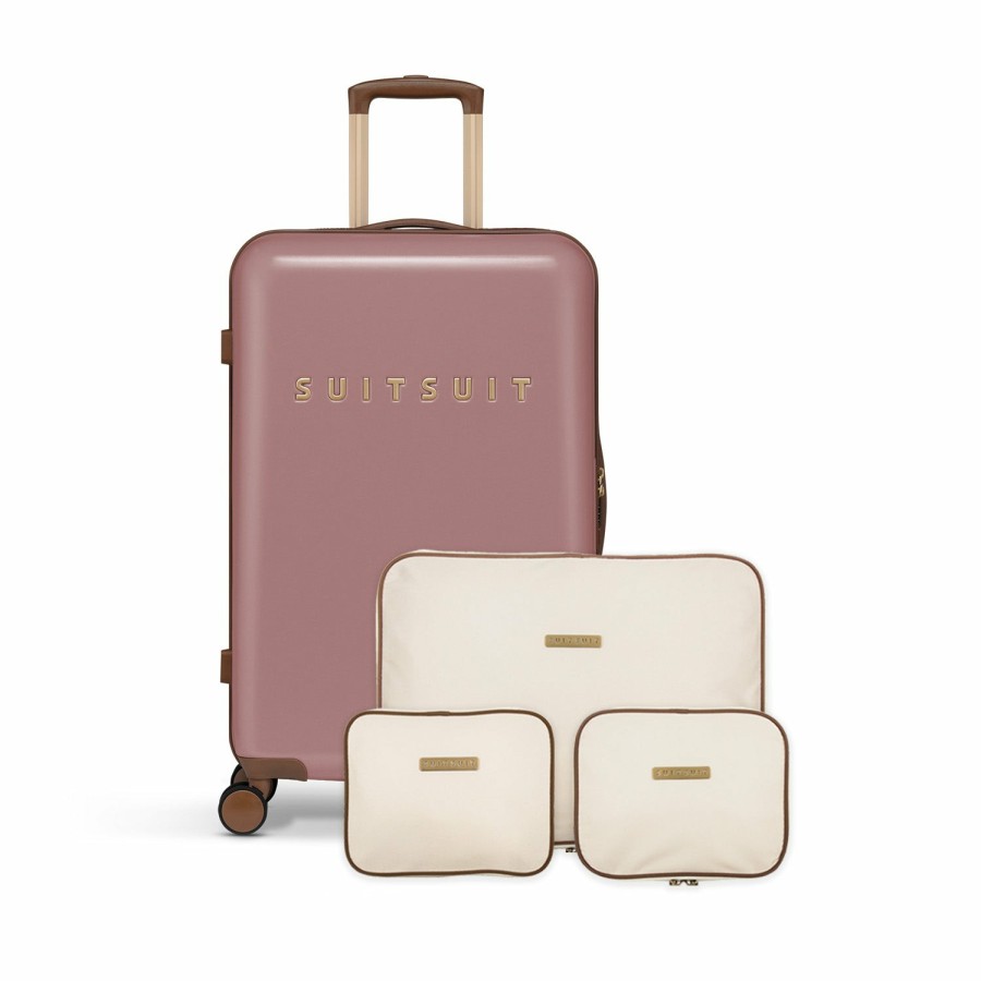 SUITSUIT Fab Seventies - Old Rose - Perfect Packing Set (66 Cm) Travel Sets