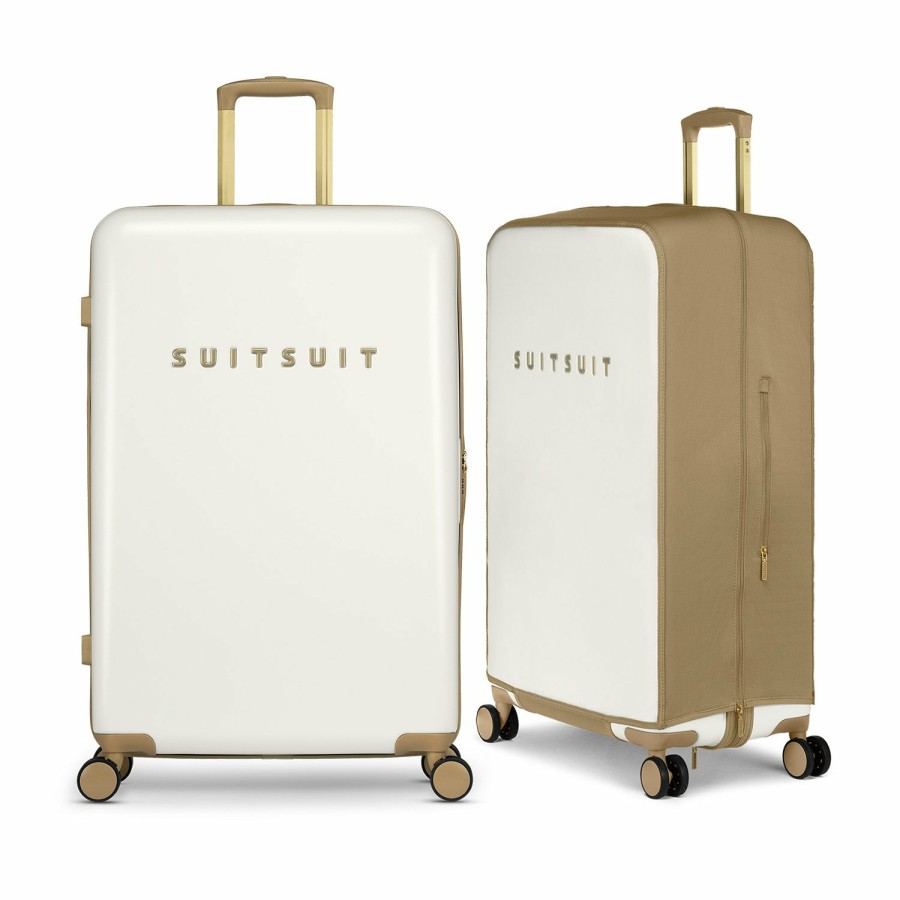 SUITSUIT Fusion - White Swan - Safe Travels Set (76 Cm) Travel Sets