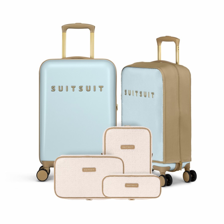 SUITSUIT Fusion - Powder Blue - Full Package Set (55 Cm) Travel Sets