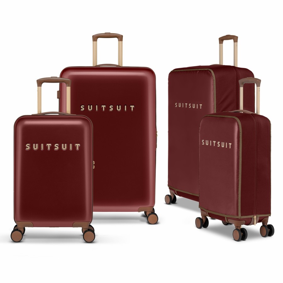 SUITSUIT Fab Seventies Classic - Biking Red - Safe Travels Set (55/76 Cm) Travel Sets