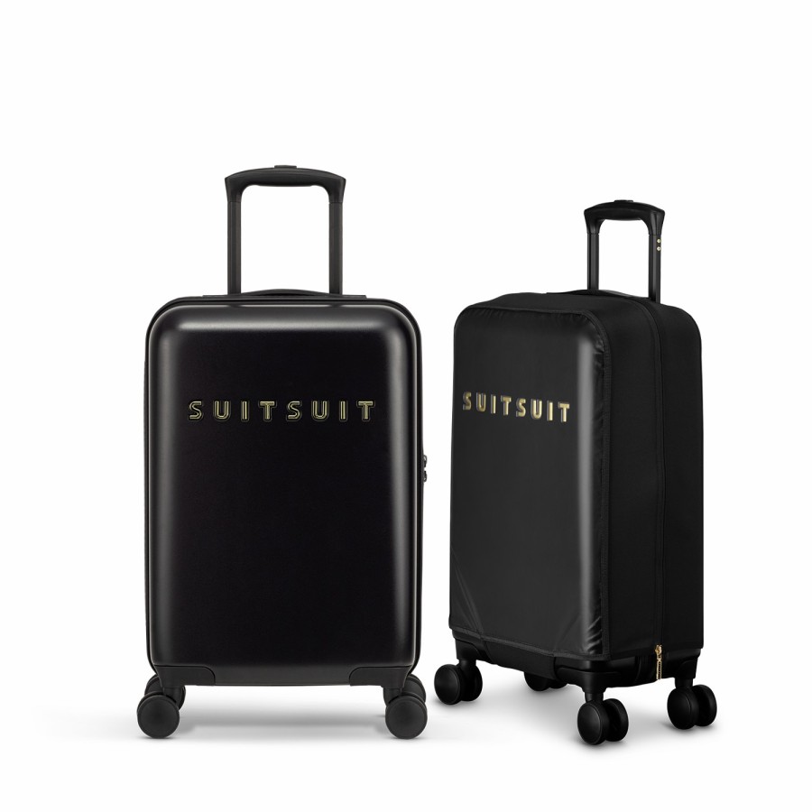 SUITSUIT Black Gold - Special Edition - Safe Travels Set (55 Cm) Black Gold