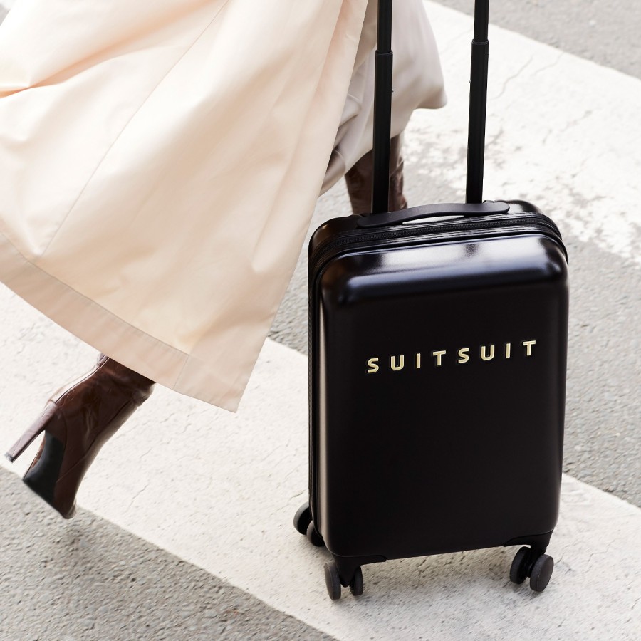 SUITSUIT Black Gold - Special Edition - Safe Travels Set (55 Cm) Black Gold