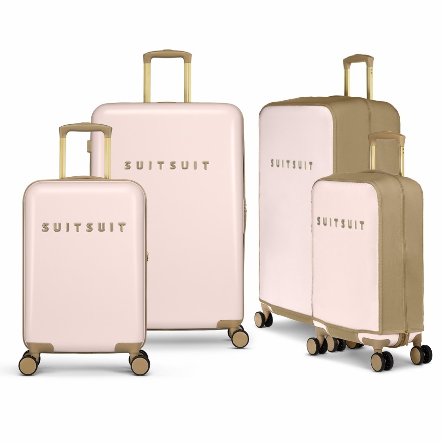 SUITSUIT Fusion - Rose Pearl - Safe Travels Set (55/76 Cm) Travel Sets