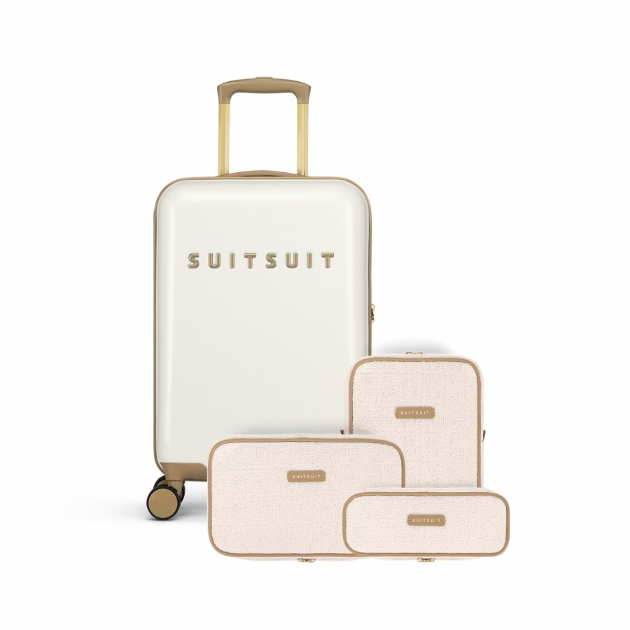 SUITSUIT Fusion - White Swan - Perfect Packing Set (55 Cm) Travel Sets