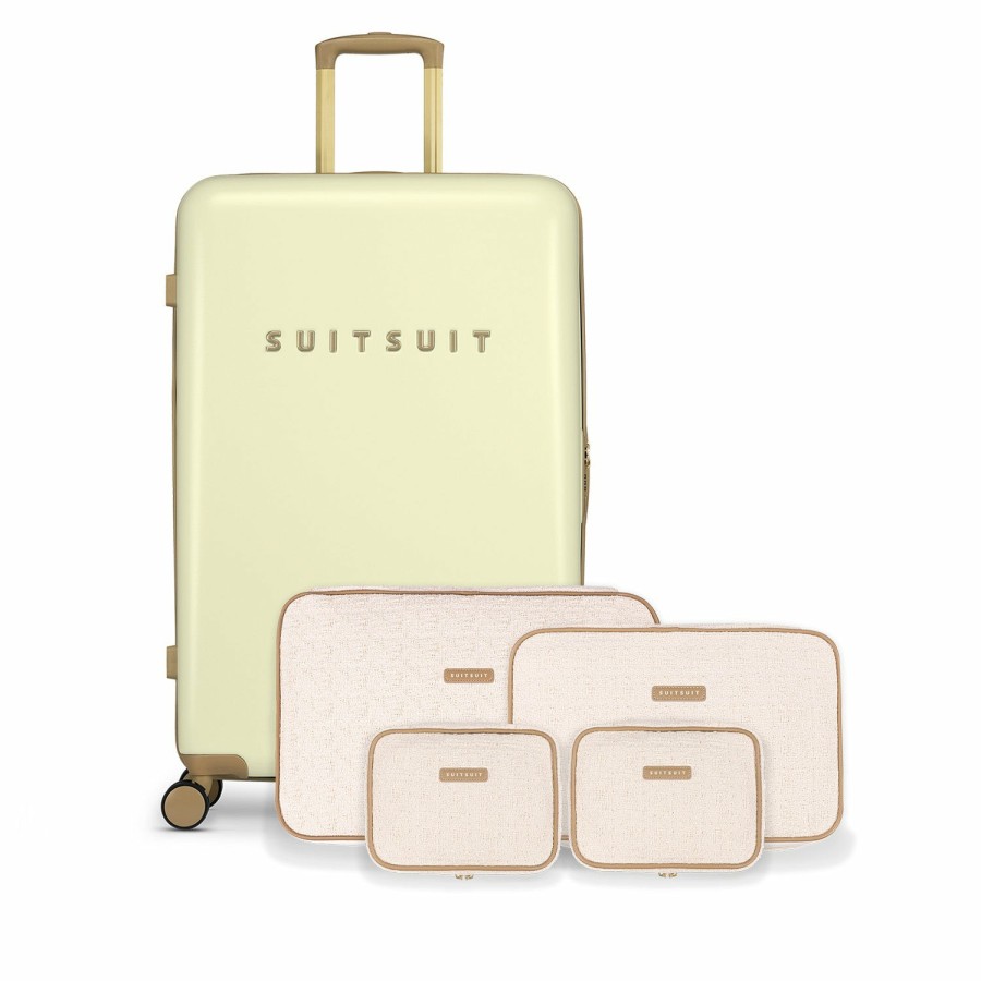 SUITSUIT Fusion - Dusty Yellow - Perfect Packing Set (76 Cm) Travel Sets