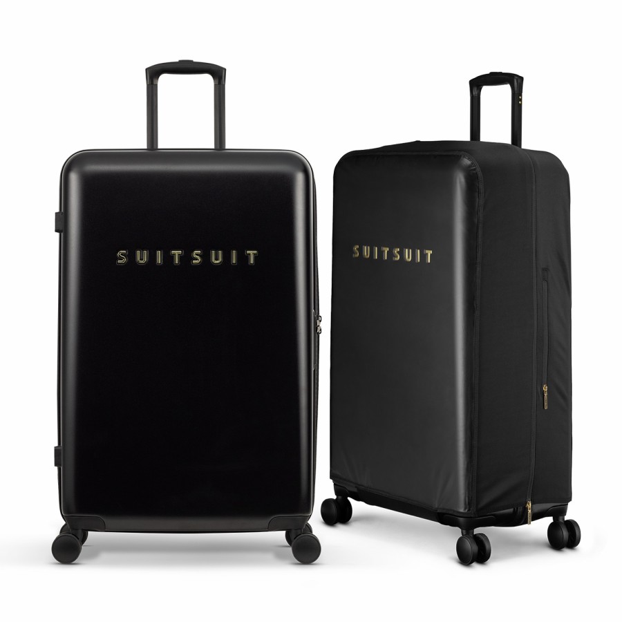 SUITSUIT Black Gold - Special Edition - Safe Travels Set (76 Cm) Black Gold