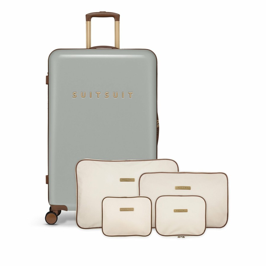 SUITSUIT Fab Seventies - Limestone - Perfect Packing Set (76 Cm) Travel Sets