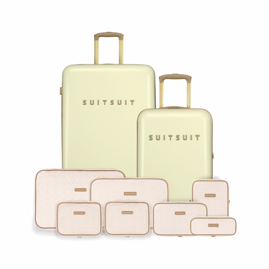 SUITSUIT Fusion - Dusty Yellow - Perfect Packing Set (55/76 Cm) Travel Sets