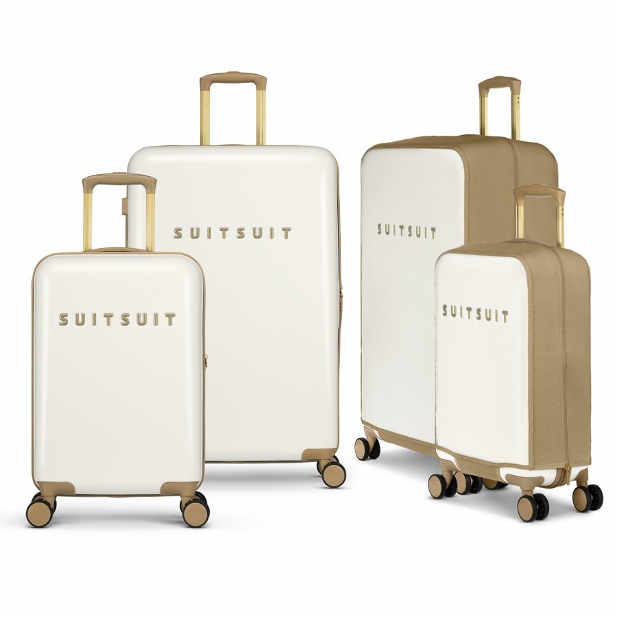 SUITSUIT Fusion - White Swan - Safe Travels Set (55/76 Cm) Travel Sets